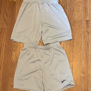 Nike Youth Dri-FIT Light Gray Shorts